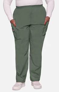 Tenues d'infirmière personnalisées OEM pour femmes grandes tailles, en rayonne tissée, confortables, respirantes, de qualité hospitalière, avec élasticité - Product Image 5