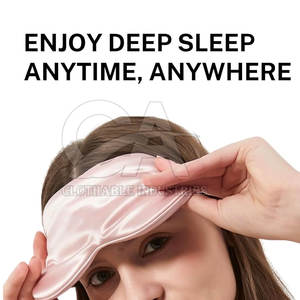 Women Silk <b>Eye</b> <b>Cover</b> for <b>Sleeping</b> Soft Light Blocking Design Luxury Silk <b>Eye</b> <b>Cover</b> for Women - Product Image 4