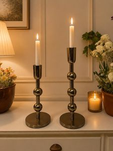 Portavelas Decorativo para Sala de Estar, Decoración del Hogar, Candelabro de Mesa para Bodas, Centro de Mesa para Fiestas - Product Image 3