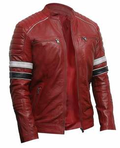 แจ็คเก็ตหนังคุณภาพพรีเมียมสุดฮิตสำหรับผู้ชาย สไตล์แจ็คเก็ตฤดูหนาว พร้อมแจ็คเก็ตหนังแท้ ขายออนไลน์ในราคาถูก - Product Image 1