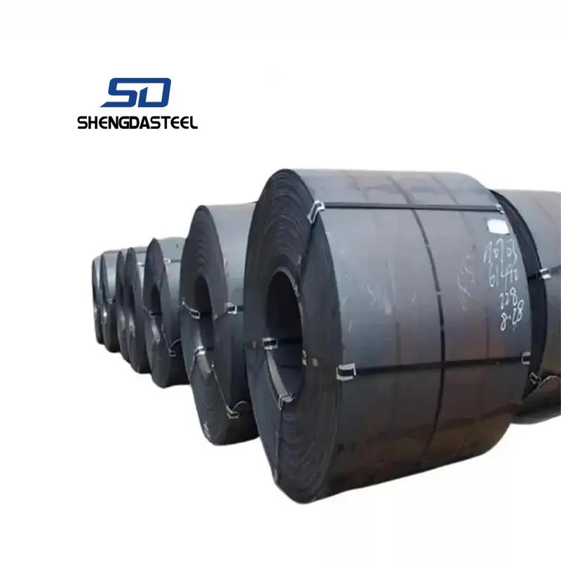 ASTM a36 класс 12 мм 16 мм мс углеродистая железная катушка горячекатаная стальная катушка S235jr HR стальные катушки для теплообменников