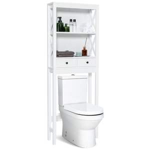 Estante de almacenamiento organizador de baño con cajones ahorrador de espacio para inodoro - Product Image 4