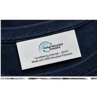 Étiquettes de certification imprimées sur mesure, étiquettes pour vêtements et accessoires