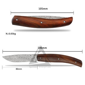 Cuchillos Plegables Hechos a Mano con Logotipo Personalizado en Color Sólido, Cuchillos Plegables Hechos a Mano de Alto Rendimiento y Nuevo Estilo - Product Image 3