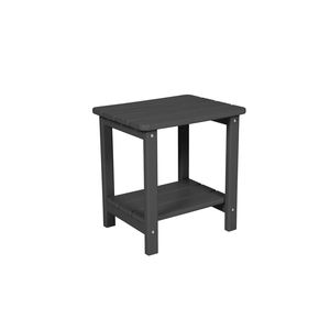 Adirondack Chair Set with Side <b>Table</b> 3-Piece <b>Folding</b> Gray <b>Garden</b> Furniture Includes 2 Chairs and 1 <b>Table</b> - Product Image 3