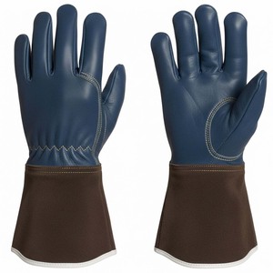 ถุงมือเชื่อมงานอุตสาหกรรมคุณภาพสูง XL ถุงมือยางนิรภัยสวมใส่สบายเคลือบยางลาเท็กซ์ ถุงมือป้องกันสำหรับงานหนัก - Product Image 6