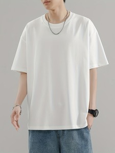 เสื้อยืดแฟชั่นผู้ชายไซส์ใหญ่ หนานุ่ม น้ำหนักมาก สไตล์วินเทจ แขนสั้น คอกลม ขายส่ง เสื้อยืดลำลองผ้าฝ้าย - Product Image 2