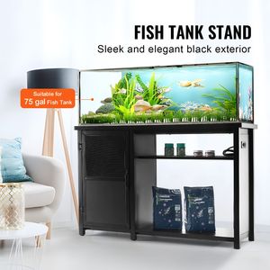 Supporto per Acquario in Acciaio e MDF da 75 Galloni, 52 x 19,7 x 32,3 Pollici, Capacità di Carico 626 Libbre, Adatto per Ufficio, per Vasche di Pesci e Tartarughe - Product Image 2
