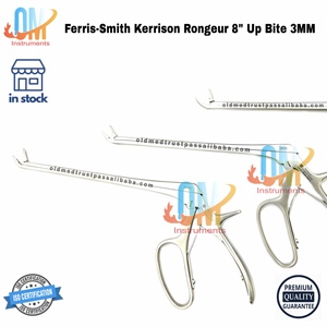 เครื่องมือผ่าตัดเหล็กกล้าไร้สนิม FERRIS-SMITH-KERRISON สำหรับเจาะกระดูกสฟีโนอิด ขนาด 8 นิ้ว ตัดขึ้นไปด้านบน 3 มม. |   โอลด์เมด - Product Image 5