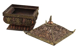 Signature Interior Religious Eco-Friendly Natural Aroma <b>Bakhoor</b> Incense Burner Designed for <b>Oud</b> Chips Sophisticated Visual - Product Image 3