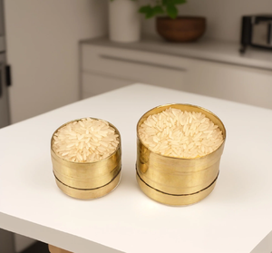 ชุดถ้วยตวงแป้ง ข้าว กาแฟ ทองเหลืองคุณภาพพรีเมียม 3 ชิ้น ดีไซน์สวยงามสำหรับห้องครัว ราคาสุดคุ้ม - Product Image 5