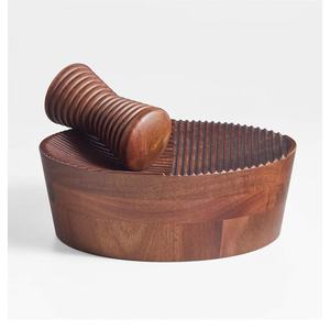 Mortero y Pilón de Madera Maciza Hechos a Mano, Ecológicos y Naturales, para Hierbas y Especias, Molinillo Manual de Cocina 131 - Product Image 4