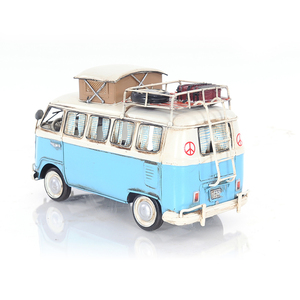 Modèle en métal vintage Volkswagen Camp Bus, artisanat rétro en fer forgé pour décoration intérieure, cadeau, 29,21Lx13,97Wx15,24H cm - Product Image 3