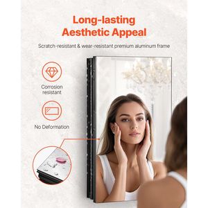 Adjustable <b>Shelves</b> 14\" X 24\" Mirror Medicine Cabinet for <b>Bath</b> Use - Product Image 4