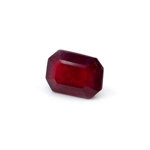 Rubis naturel de Bangkok octogonal 8,32 carats, pierre précieuse de rubis naturel taillée en facettes pour la fabrication de bijoux, prête à l'emploi - Product Image 4