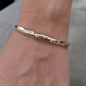 Unisex Vintage Religious 7ct Cut Moissanite Diamond Sterling Silver Engagement Bracelet Women's <b>Bangle</b> Made Fashionable - Product Image 3