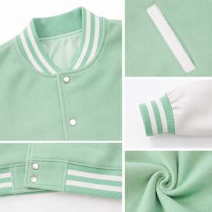 classic <b>varsity</b> <b>jacket</b> for women designed with a stylish fit soft material and versatile appearance for daily fashion layering - Product Image 5