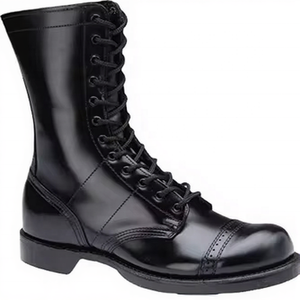 SUPER FORCE BT-SW-01 Custom LOW MOQ A6671 High-Cut <b>Leather</b> CQB Desert Outdoor All Season Hiking Trekking Tactical <b>leather</b> Boots - Product Image 1