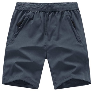 Short de sport pour hommes avec logo personnalisé OEM Vêtements de sport actifs 100% Polyester Short de course à pied rapide pour hommes - Product Image 1