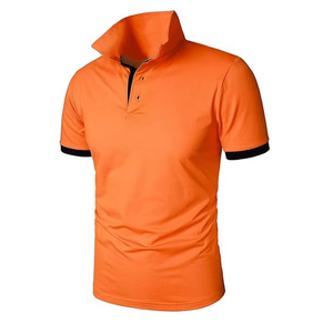 Polo neuf pour homme en coton, manches courtes, col classique, respirant, coupe ajustée, confortable, élégant, idéal pour l'été et le quotidien. - Product Image 4