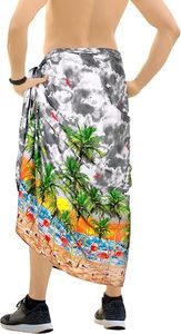 Pareo de Playa Personalizado para Hombre, Sarong Ligero, Cubre Traje de Baño, Fabricante OEM - Product Image 1
