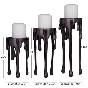 Moderno Portavelas de Aluminio Metálico, Elegante Decoración para Mesa de Boda y Dormitorio, Regalo al Mejor Precio - Product Image 2
