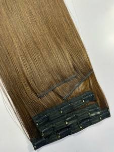 Offre Spéciale 100% Extensions de Cheveux Humains Lâche Vague Profonde Clip-in De L'usine Double Dessiné Style Droit - Product Image 5