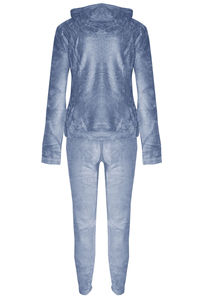 ชุดวอร์มกำมะหยี่สั่งทำยอดนิยม ชุดวอร์มกำมะหยี่ไซส์ใหญ่สำหรับผู้หญิง เสื้อฮู้ดซิปผ้าฝ้ายและกางเกงจ็อกเกอร์ ชุดกำมะหยี่ 2 ชิ้นสำหรับผู้หญิง - Product Image 6