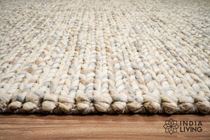 Alfombra de Lana Tejida a Mano con Borde de Punto Grueso, Venta al por Mayor para Sala de Estar, Hotel, Decoración del Hogar - Product Image 6