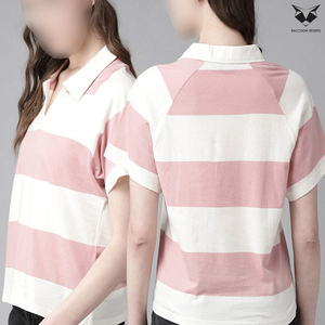 Camiseta Polo Personalizada para Mujer, Manga Corta, Algodón Transpirable, Corte Ajustado Informal, Camiseta de Golf Lisa para Dama, Venta al Por Mayor - Product Image 5