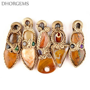 Colgante de Piedra Natural en Oferta para Mujeres y Hombres, Colgante de Cristal DIY, Collar de Piedras Preciosas - Product Image 1