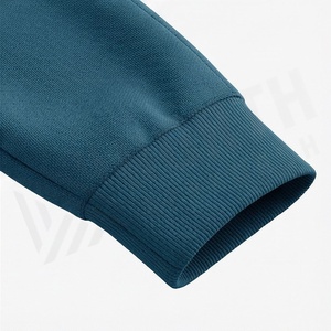 Ensemble de survêtement à capuche pour homme, couleur unie, sweat-shirt à fermeture éclair intégrale et pantalon de jogging, tenue décontractée en coton respirant pour l'automne - Product Image 6