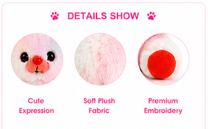 Ours en peluche arc-en-ciel, jouet en peluche doux en velboa, coussin à câliner, cadeau, OEM personnalisé, vente en gros - Product Image 3