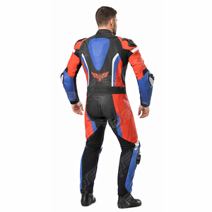 Traje de Cuero Profesional Personalizado para Motociclismo de Carreras 2026, de Una Pieza, con Protección CE, para Hombres - Product Image 4