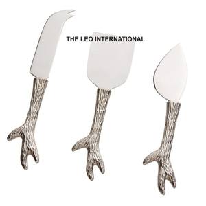 Ensemble de couverts de luxe en acier inoxydable plaqué argent pour mariages et repas à domicile, finition acier miroir - Product Image 1