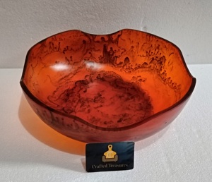 Bol de service en résine tourbillonnée personnalisé pour la décoration intérieure, vaisselle, bols à salade et à fruits, prix direct usine - Product Image 2