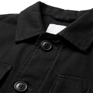 Men's Cotton/Polyester Waxed Canvas Jacket Waterproof Breathable Lightweight Big Pockets Front Logo Plaid Pattern Casual Winter - Product Image 6