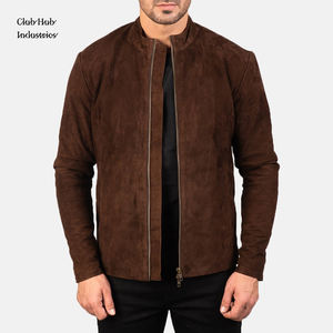 Chaqueta de Cuero Vacuno para Hombre con Acabado de PU, Chaqueta de Moda Premium, Chaqueta de Cuero PU de Alta Calidad para Hombre, Ropa Exterior de Cuero Vacuno - Product Image 1