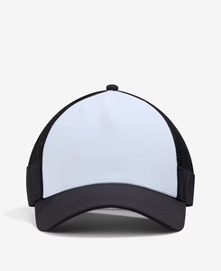 Casquette de baseball ajustable grise personnalisée à 6 panneaux, avec logo R brodé rouge marine sur le panneau avant, unisexe, sportive, respirante, en PU - Product Image 2