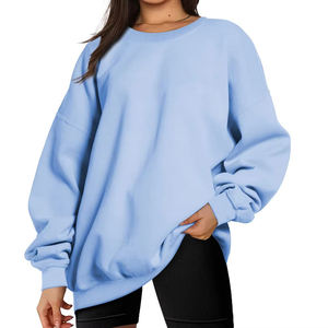 Sudadera de Punto Casual con Bordado, Última Tendencia, para Mujer, Felpa Suave Premium, 100% Algodón, Ropa de Invierno Cálida para la Calle - Product Image 4