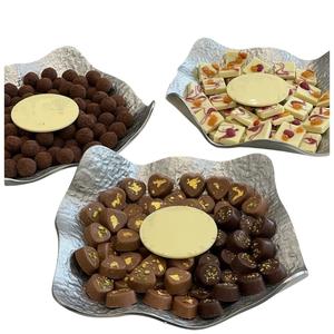 Marvelous Design Round Shape Metal <b>Chocolate</b> Bowl Stainless Steel <b>Chocolate</b> Display Tray For <b>Weddings</b> Parties And Celebrations - Product Image 6
