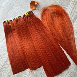 Extensiones de cabello de color natural humano vietnamita Cajun Color precio de fábrica cabello liso de hueso - Product Image 3