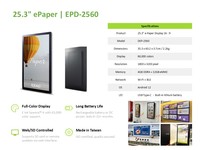 Pantalla Inteligente EZAD ePaper E Ink, Pantalla de Bajo Consumo, 7.3 pulgadas, 13.3 pulgadas, 25.3 pulgadas, 31.5 pulgadas, Señalización Digital