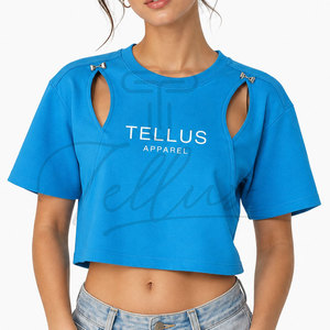 Crop tops pour femmes de haute qualité, fabriqués dans les meilleurs matériaux, prix raisonnable, style unique, crop tops légers pour femmes, chemises crop pour femmes - Product Image 1