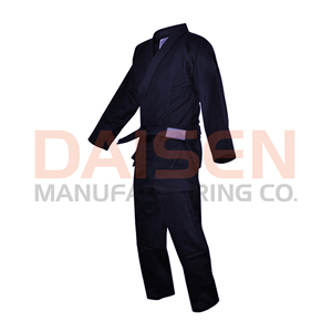 <b>Blue</b> Judo Uniform Adult Unisex 100 Cotton Durable Martial Arts Wear Regular Fit Plain Dyed Kit In Stock - Product Image 3