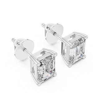 Popular 925 Sterling Silver /Gold /Rose Plated <b>Emerald</b> Cut Moissanite Geometric Shape Simple Design Womens Day Gift Fine Jewelry - Product Image 5