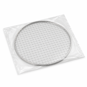 Grille de cuisson ronde en acier galvanisé soudé, maille à tissage plat, pour barbecue, avec services de pliage et de découpe - Product Image 3