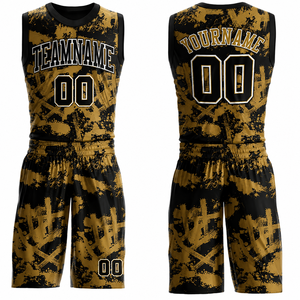 Maillot de basketball respirant pour homme, à double bretelle, manches courtes, durable, 100 % polyester 220g, avec logo frontal – Ensemble économique - Product Image 1