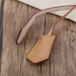 Étiquettes de bagages en cuir de luxe personnalisées, accessoires de voyage souples et personnalisés pour valise, sac d'affaires, étiquette personnalisée - Product Image 3
