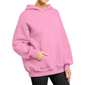 Sudadera con Capucha Oversize para Mujer, Hombros Caídos, Personalizada, Estilo Casual Urbano, Top con Capucha de Corte Relajado, Prenda de Moda - Product Image 3